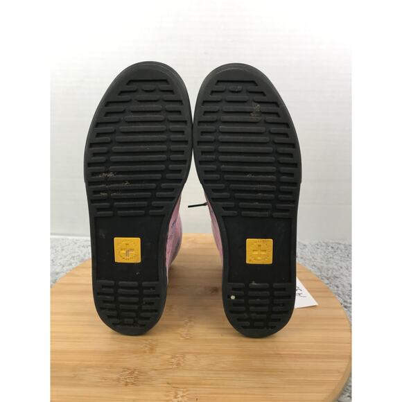 Dr. Martens Sheridan Pink Rainbow Burst Suede Casual Ankle Lace Up Boot Womens 6 - Picture 9 of 12